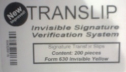 Invisible Signature Verification System